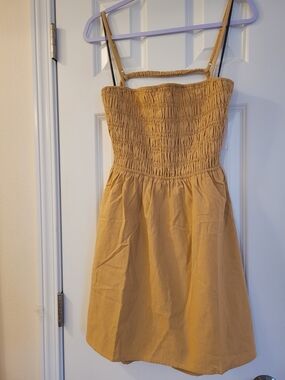Billabong Smocked Sundress with Spaghetti Straps